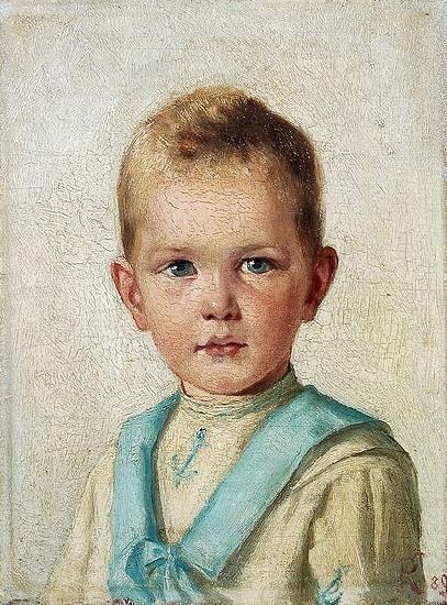 unknow artist Portrait des jungen William Charles Knoop Norge oil painting art